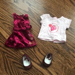 American Girl Retired Pink Set